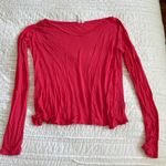 Frenchi Long Sleeve Hot Pink T Photo 0