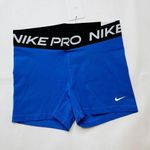 Nike Pro Spandex Shorts 3 Blue Photo 0