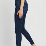 Topshop high rise moto jamie jeans in rich blue Photo 3