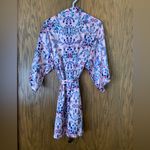 Victoria's Secret victoria’s secret xs pink satin‎ robe CP25 Photo 3