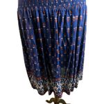 J Gee Free People inspired Blue Paisley Print Boho Dress Size 2X Photo 6