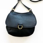 Frye & Co Vegan Leather Saddlebag Crossbody Black New with Tags Fall Equestrian Photo 13