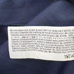 Moon River Navy Polka Dot Midi Dress Small Sheer Long Sleeve Ruffle Tie Belt Photo 11