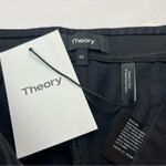 Theory  Thaniel Approach Twill Slim-Fit Crop Pant Women Size 00 Black Pull-on NEW Photo 3