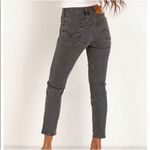 Levi's Levi’s Wedgie Straight High Rise Jeans Smoke Charcoal Black Photo 1