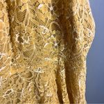 Urban Outfitters UO kimchi blue mustard yellow lace high neck sleeveless dress! Photo 1