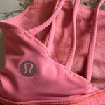 Lululemon Pink Sports Bra Photo 2