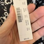 J.Crew  Black White Floral Long Sleeve Dress Ruffle Cuff Crepe Boho NWT XXS Photo 4