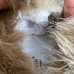 Cape Robbin NWT White Slip on Sneakers with Faux Brown Fur Trim Sz 10 Style Vibe Photo 8