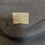 Athleta Women’s Leggings Shimmer Metallic Drawstring Gray Silver Size XS Photo 4