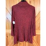 French Laundry  Burnt Orange & Black Cowl Neck Sweater 1X nwt (4747) Photo 3