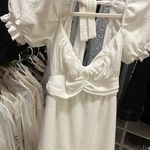 Lucy in the Sky Fit and Flare Dress in White Photo 5