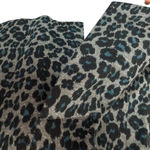 Talbots Leopard Print Ponte Knit Back Zip Sheath Dress Size 10 Career Office Photo 11