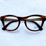 Ray-Ban Women’s Striped Havana Cat Eye Tortoise Frame Eyeglasses Photo 2