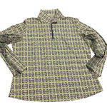 IBKUL Long Sleeve quarter zip Green and Black Size XXL Photo 0