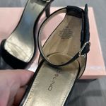 Bandolino Madia Black Synthetic Patent Dress Heeled Sandals 7 Photo 1