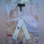 AQUA NWT  Women’s Romantic Eyelet Lace Top Large Photo 3