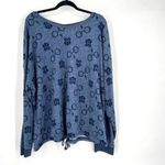 Disney  Women's Wizarding World of Harry Potter‎ Embossed Knit Top Blue Size 2XL Photo 2