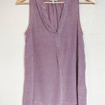 Joie  Silk Sleeveless Top Womens Size XS Printed Notched Lightweight‎ Multicolor Photo 1