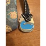 Dooney & Bourke Y2K  Wristlet Multicolor Circle Stamp Medallion Logo Design Photo 2