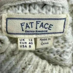 FatFace Nora Craft Jumper Sweater Natural Ivory Wool Blend Women’s Size 8 Photo 10