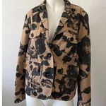 J.Crew Beige Black camouflage army urban utility pattern 3 button blazer jacket S Photo 0