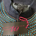 Midnight‎ Velvet Dorinda Women's Small Denim Duster Jacket Blue Photo 8