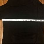 New Directions Black Wrap Look Cowl Neck Sweater, Size Small Photo 8