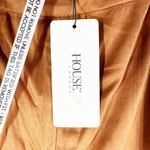 House Of CB Sazan Faux Suede Tan Pants Size Medium Photo 4