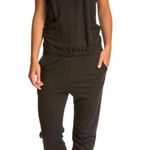 Beyond Yoga  Jumpsuit pima cotton french terry mesh back womens Black small comfy Photo 0