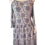 American Eagle flower print mini dress size XS blue on white cottage core Photo 0