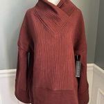 Tahari 🆕  Sport cowl neck rubbed pullover medium Photo 0