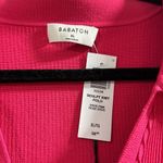 Babaton by Artizia Sculpt Knit Polo Top Pink XL Photo 2
