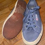 Superga 2750 Cotu Classic Low Top Lace Up Indigo Sneakers for Women Size 38 Photo 1