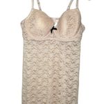 Black Bow Sheer‎ Lace Negligee Pink Size 1X Photo 0