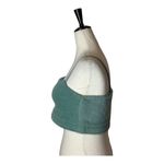 Gymshark  Whitney Simmons Sports Bra Large Green Eyelash Fuzzy Knit‎ Bandau Top Photo 4