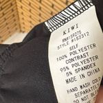 Kiwi Black Fringe Stud Belted‎ Skirt Size Small Photo 7