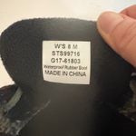 Sperry Waterproof Duck Boots Women's 8M Plaid Wool Lace Up Ankle Rain Booties Photo 5