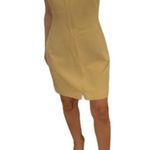 Laundry by Shelli Segal Laundry Linen Silk Yellow Dress Photo 4