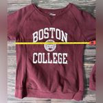 Champion Vintage  Reverse weave boston‎ college Maroon sweatshirt size Large 90s Photo 4