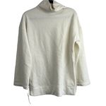 JoyLab Women's White Fleece Long Sleeve Tunic With Side Zip Photo 7