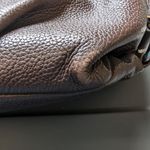 Coach VTG  Large Crossbody Brown Pebbled Leather Lilac Interior Photo 10