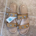 A New Day Women's Brit Two Band Embellished Sandals - size 9.5 Photo 86