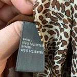 Josephine Chaus  Animal Print Scoop Neck Short Sleeve Blouse S Photo 6