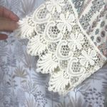 Umgee USA Boho Kimono Cardigan S/M Crochet Lace Trim Open Front Boho Cottagecore Photo 3