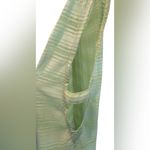 Athleta Vitality Lime Green Sheer Tank Top Photo 3