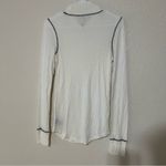 Sanctuary  white roadster thermal long sleeve mock neckline tee shirt NEW SMALL Photo 3