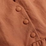 Mango NWT MNG SHORT FLOWY DRESS BUTTON DETAIL Photo 2