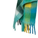 Talbots  Symphony Plaid Blanket Scarf 15” X 70” Photo 3