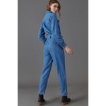 Pilcro and the Letterpress Anthropologie  Denim Jumpsuit Long Sleeve Size M Photo 2